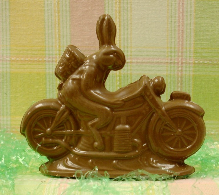 chocolate easter bunny pics. Chocolate Bunny on a